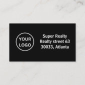 Wit en zwart onroerend goed belegger Wij kopen hui Visitekaartje (Achterkant)