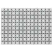 Wit en zwart opengewerkte geometrische patroon Ann Tafelkleed (Voorkant (Horizontaal))