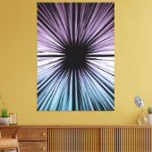 Wit en Zwart Optische de Muurkunst van het Illusie Canvas Afdruk (Insitu (Woonkamer))
