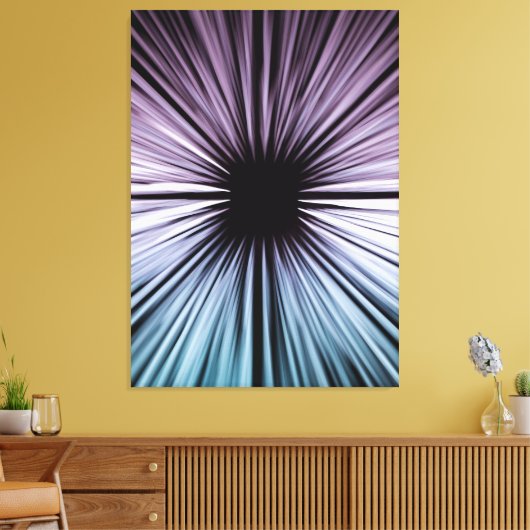 Wit en Zwart Optische de Muurkunst van het Illusie Canvas Afdruk (Insitu (Woonkamer))
