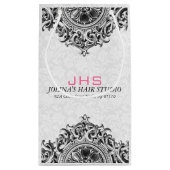 Wit en zwart  Ornament Klein Cadeauzakje (Achterkant)