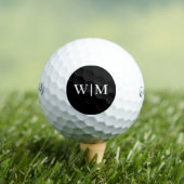 Wit en zwart personaliseren golfballen (Insitu Shirt)