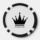 Wit en zwart poker chips (Achterkant)