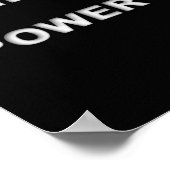 Wit en zwart poster (Hoek)