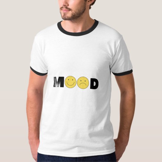Wit en zwart T-shirt. T-shirt (Voorkant)