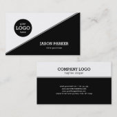 Wit en zwart visitekaartje (Voorkant / Achterkant)