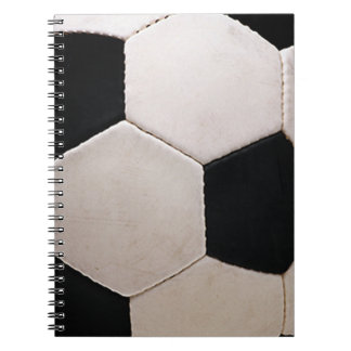 Wit en zwart Voetbal Notitieboek