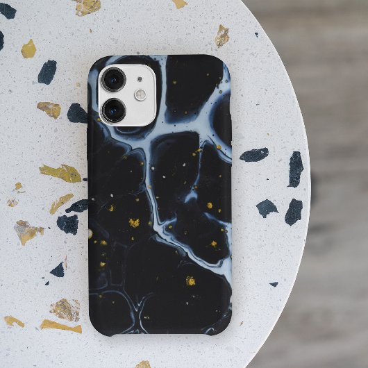Wit en zwart water splash iphone hoesjes