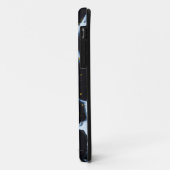 Wit en zwart water splash iphone hoesjes (Achterkant/links)