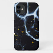 Wit en zwart water splash iphone hoesjes (Achterkant)