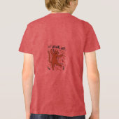 "Wit Eternal Joy: een viering van tijdloze Humor Tri-Blend Shirt (Achterkant)