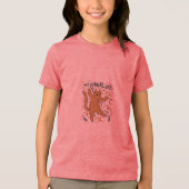 "Wit Eternal Joy: een viering van tijdloze Humor Tri-Blend Shirt (Voorkant)