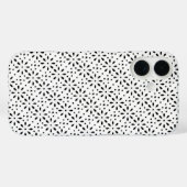 Wit Eyelet Op Zwart Case-Mate iPhone Case (Achterkant (horizontaal))