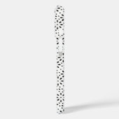 Wit Eyelet Op Zwart Case-Mate iPhone Case (Achterkant / Links)