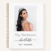 Wit fotoscript notitieboek (Voorkant)