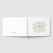 Wit gastenboek met fancy letters (Volledig)