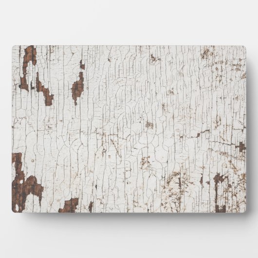  wit gekleurd hout fotoplaat (voorkant)