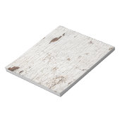 wit gekleurd hout notitieblok (Linkerzijde)