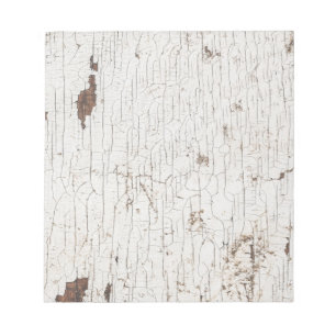 wit gekleurd hout notitieblok