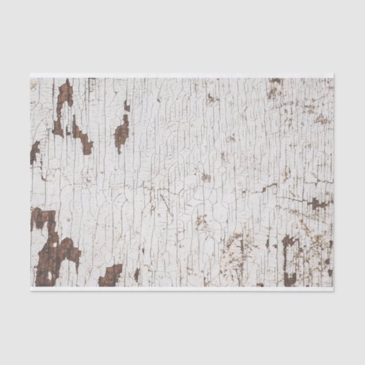 wit gekleurd hout tissuepapier (Voorkant)