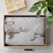 wit gekleurd hout tissuepapier (Geschenk)