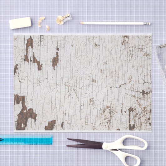 wit gekleurd hout tissuepapier (Craft)