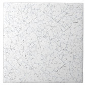 Wit gekraakt - look  Antiek Backsplash Tegeltje (Voorkant)