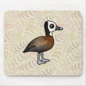 Wit-gelaatste kronkel-Duck Muismat (Voorkant)