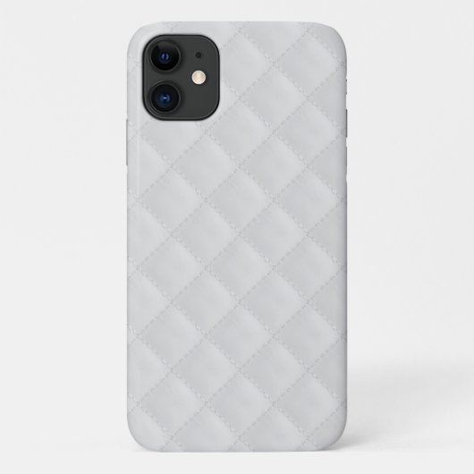 Wit gelooid leder Case-Mate iPhone case (Achterkant)