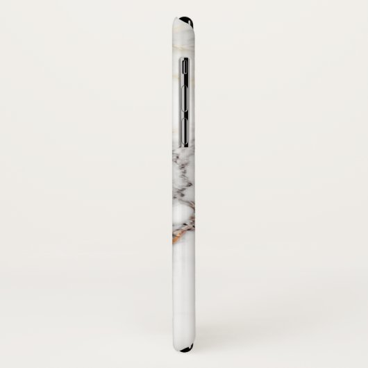 Wit gemarmerd met graan Case-Mate iPhone case (Achterkant/links)