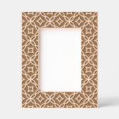 Wit geometrisch patroon gegraveerd Lijst (Voorkant)