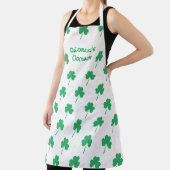 Wit gepersonaliseerd | SHAMROCK Schort (Insitu)