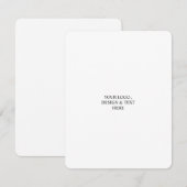 Wit Gepersonaliseerd – Uw Logo & Tekst Hier Aankondiging (Voorkant / Achterkant)