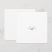 Wit Gepersonaliseerd – Uw Logo & Tekst Hier Aankondiging (Voorkant / Achterkant)