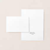 Wit Gepersonaliseerd – Uw Logo & Tekst Hier Folie Kaarten (Display)