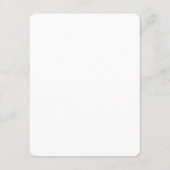 Wit Gepersonaliseerd – Uw Logo & Tekst Hier Informatiekaartje (Achterkant)