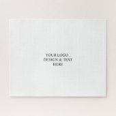 Wit Gepersonaliseerd – Uw Logo & Tekst Hier Legpuzzel (Horizontaal)