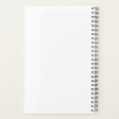 Wit Gepersonaliseerd – Uw Logo & Tekst Hier Notitieboek (Achterkant)