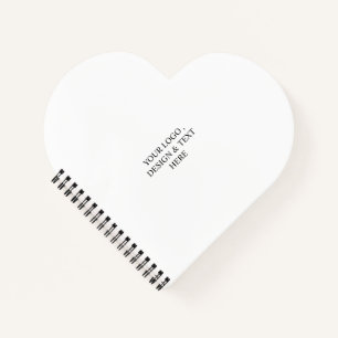 Wit Gepersonaliseerd – Uw Logo & Tekst Hier Notitieboek