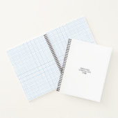 Wit Gepersonaliseerd – Uw Logo & Tekst Hier Notitieboek (Binnen)