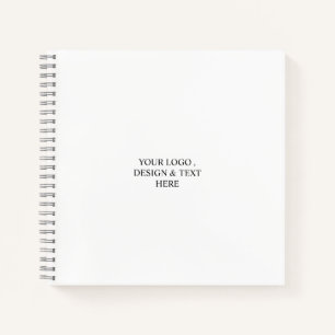Wit Gepersonaliseerd – Uw Logo & Tekst Hier Notitieboek