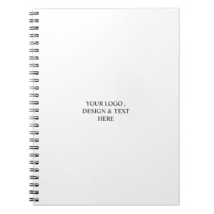 Wit Gepersonaliseerd – Uw Logo & Tekst Hier Notitieboek
