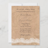 Wit Gepersonaliseerde Uitnodiging van de Weddensc (Achterkant)