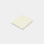 Wit geruit patroon Schoon rasterontwerp Kantoor Post-it® Notes (Schuin)