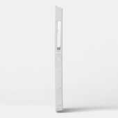 Wit geschilderd betonwandbeton Case-Mate iPhone case (Achterkant / Links)