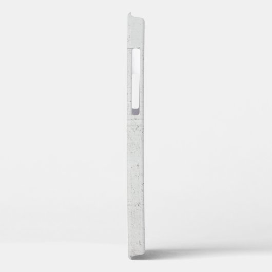 Wit geschilderd betonwandbeton Case-Mate iPhone case (Achterkant / Links)