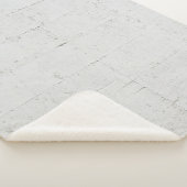 Wit geschilderd betonwandbeton sherpa deken (3/4)