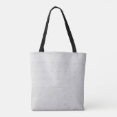 Wit geschilderd betonwandbeton tote bag (Achterkant)