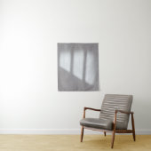 Wit geschilderde wand wandkleed (In situ)