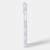 Wit geschulpte zeemeermin schubpatroon Case-Mate iPhone case (Achterkant / Links)